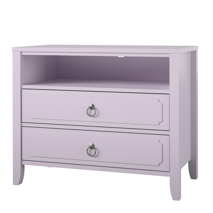 Novogratz Her Majesty 2 Drawer Nightstand Reviews Wayfair